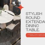 Round Extendable Dining Table