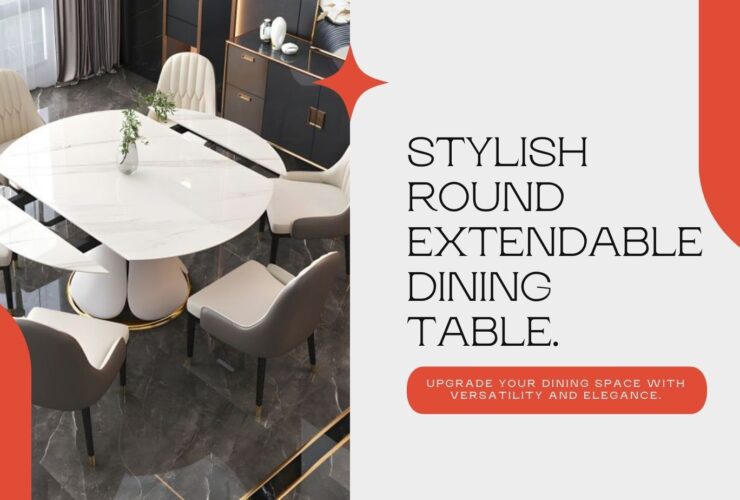 Round Extendable Dining Table